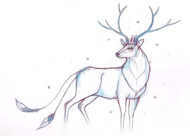 Spirit fantasy deer