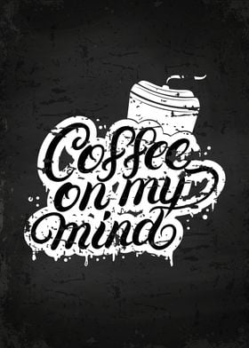 Coffee lettering  