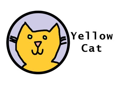 Yellow Cat Portrait