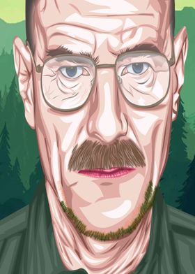 Walter white comic style