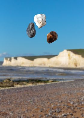 Floating rocks