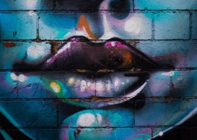 Graffiti Lips