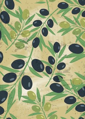 Olives blackboard