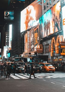 Crosswalk at Times Square