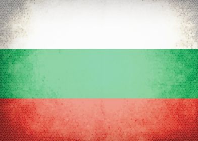 Bulgaria vintage flag