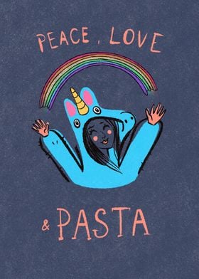 Peace love pasta