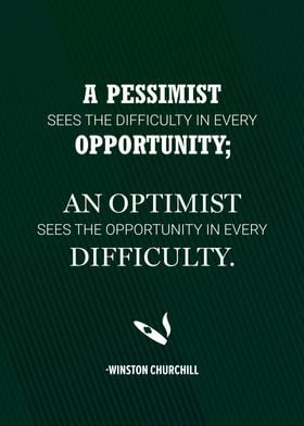 Pessimist vs Optimist