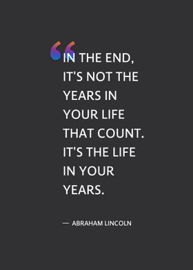 Abraham Lincoln Quote