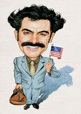 Sacha Baron Cohen As Borat