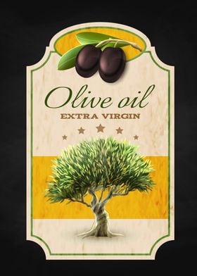 Olives blackboard