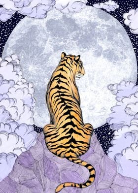 Tiger Moon in Colour