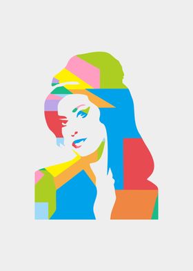 Amy Winehouse Pop Art