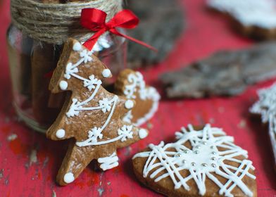 Xmas Gingerbread Tree H