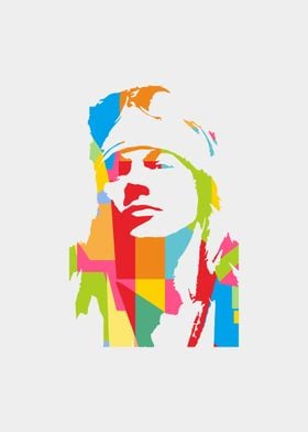 Axl Rose 2 Pop Art