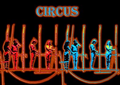 Circus  trapezists