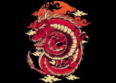 Angry Chinese Dragon