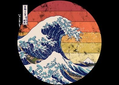 Japanese Retro Kangan Wave