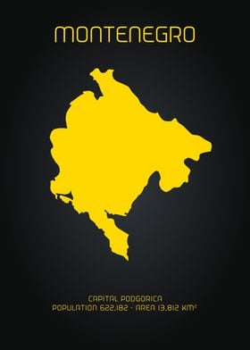 Montenegro Map