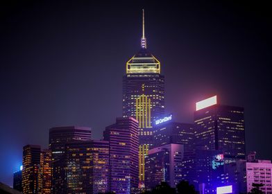 Hong Kong Night Skyline