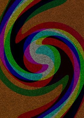 Abstract Glitter Swirls