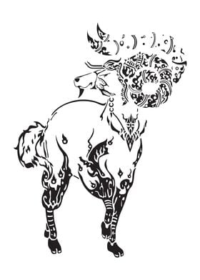 Aries tattoo style