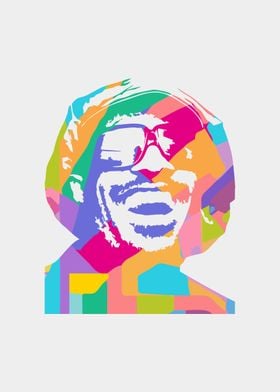 Stevie Wonder 2 Pop Art