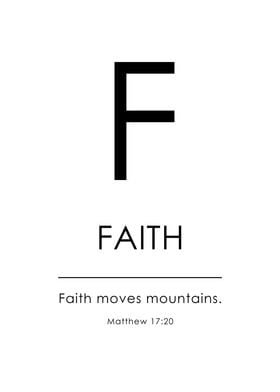 F for Faith