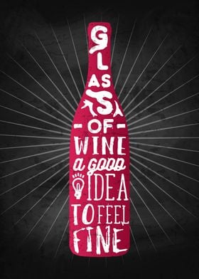 Wine lettering blackboard