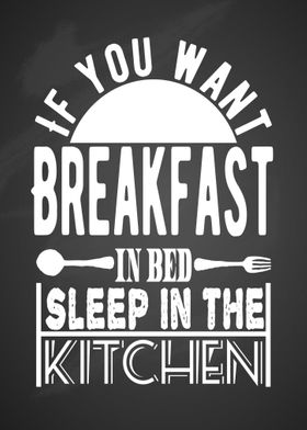 breakfast in bed sleep