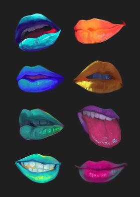 Colorful Lips I