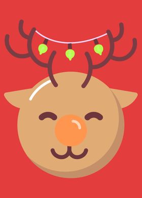 Deer Christmas Emoji