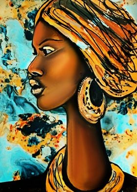 Black Woman abstract
