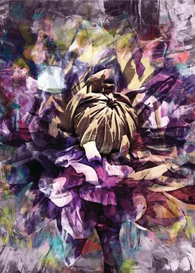 Abstract Dahlia Flower Pai