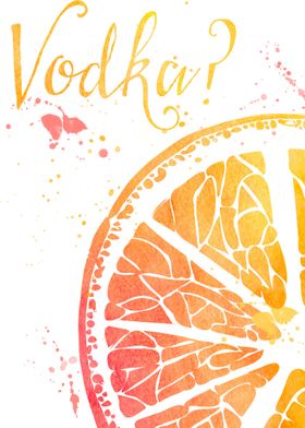 Orange Vodka poster