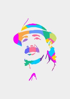 Carlos Santana Pop Art