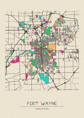 Fort Wayne Map