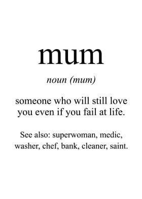 Mum Meaning