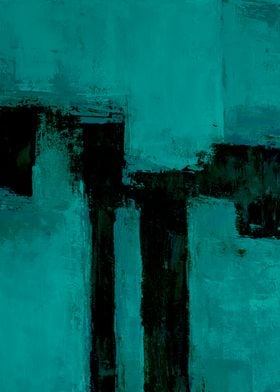 Turquoise abstract