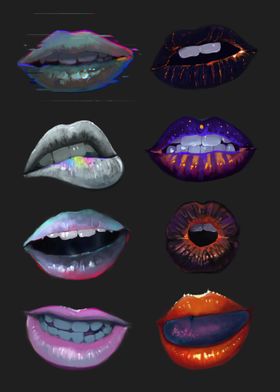 Colorful Lips IV