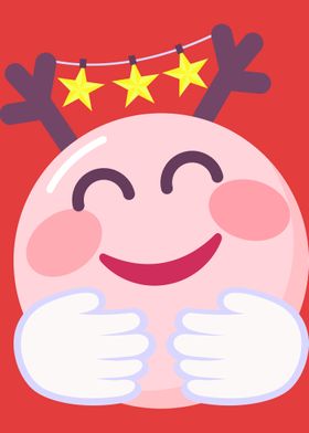 Christmas Hug Emoji