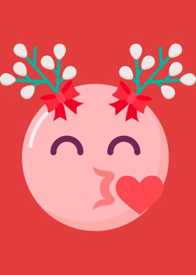 Christmas Reindeer Emoji