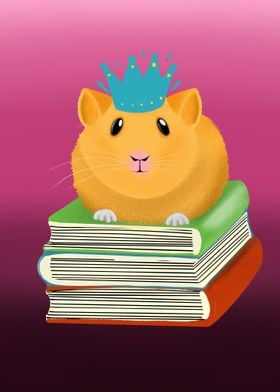 Guinea pig with Crown