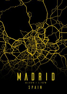 Madrid City Map