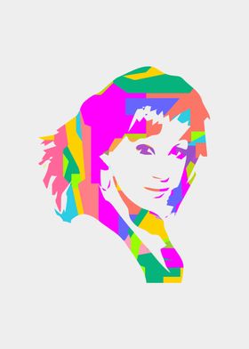 Reba McEntire Pop Art