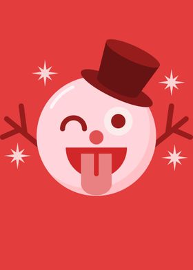 Snowman Christmas Emoji
