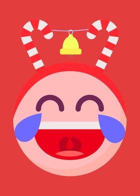 Christmas Cane Candy Emoji