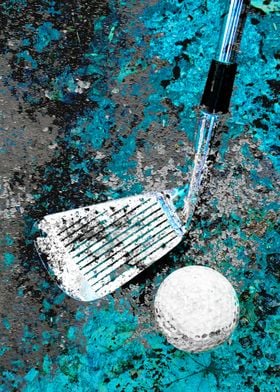 Golf art print w 20
