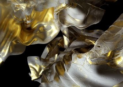 gold flying cloth