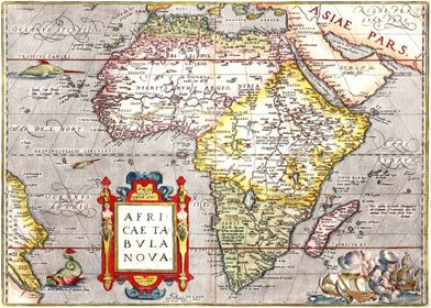 Africa Old Map 1570