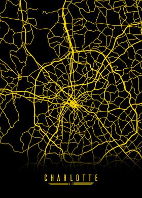 Charlotte City map